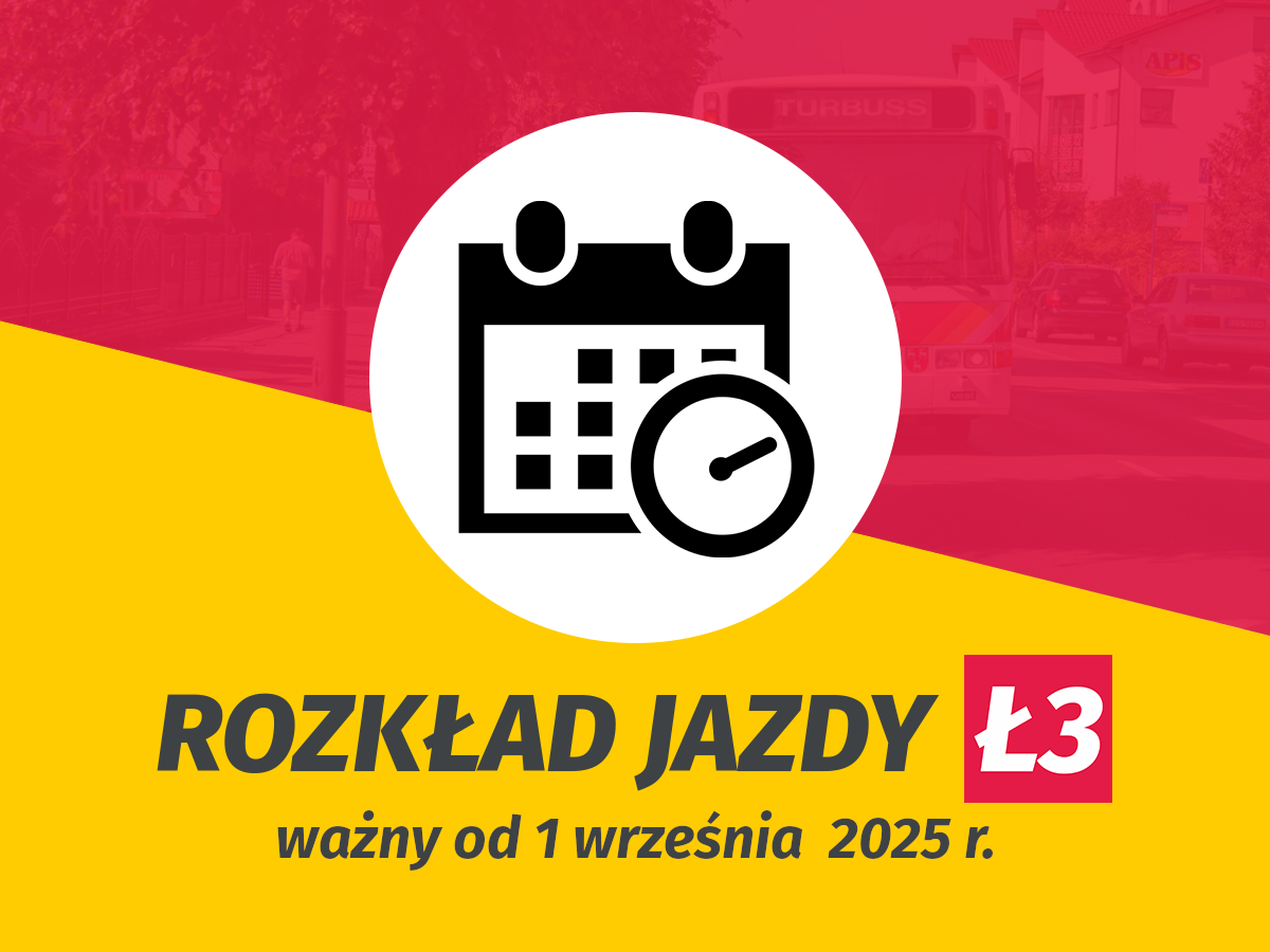 Ł3: rozkład jazdy od 1 września 2025 r.